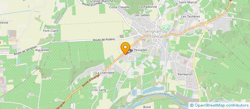 localisation de l'entreprise MONSIEUR MICHEL RAOUX à SERIGNAN-DU-COMTAT