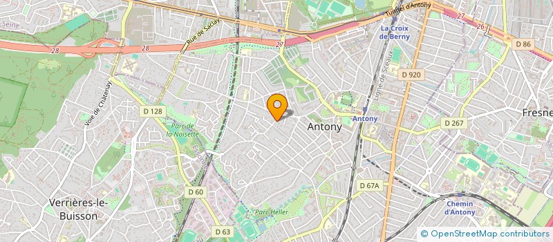 localisation de l'entreprise MONSIEUR MICHEL RAPPARD à ANTONY