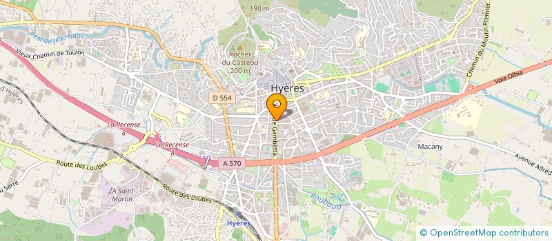 localisation de l'entreprise MONSIEUR MICHEL RASCLE à HYERES