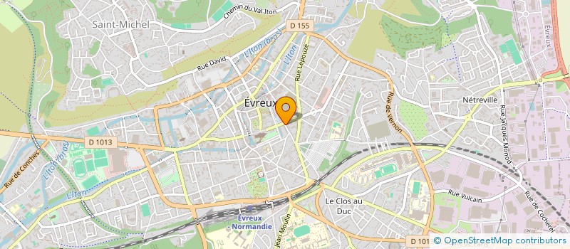 localisation de l'entreprise MONSIEUR MICHEL RAULET à EVREUX