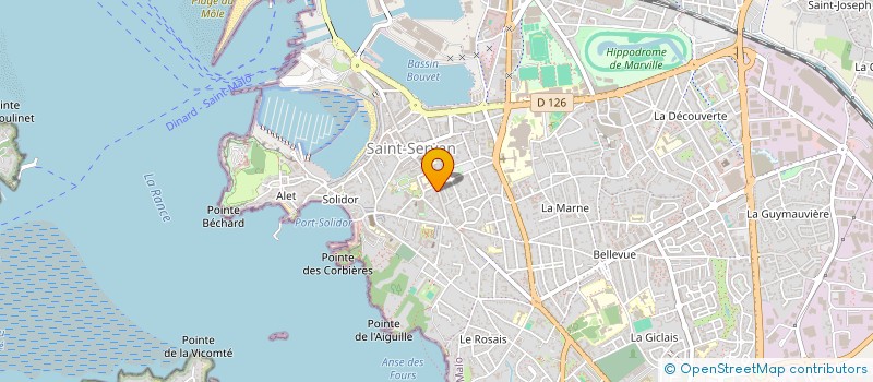 localisation de l'entreprise MONSIEUR MICHEL RAVALET à SAINT-MALO