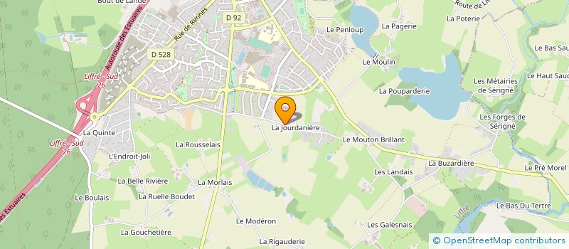 localisation de l'entreprise MONSIEUR MICHEL RAVENEL  LIFFRE