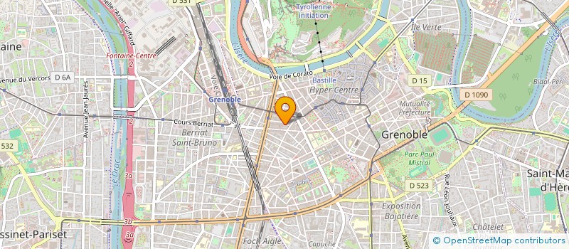 localisation de l'entreprise MONSIEUR MICHEL RAVINET à GRENOBLE