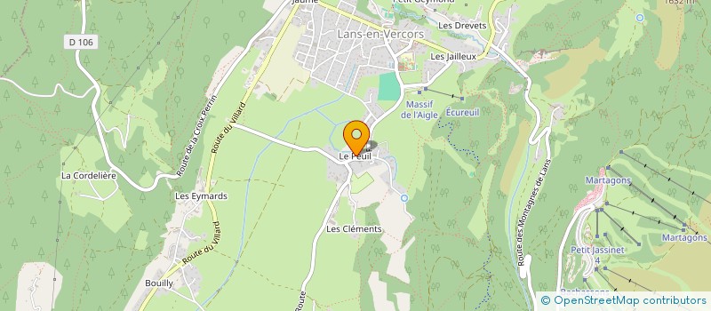 localisation de l'entreprise MONSIEUR MICHEL RAVIX à LANS-EN-VERCORS