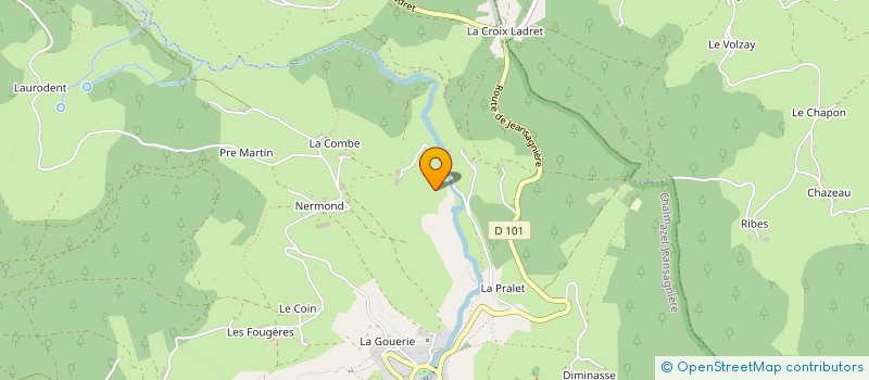 localisation de l'entreprise MONSIEUR MICHEL RAYMOND à CHALMAZEL-JEANSAGNIERE