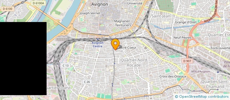 localisation de l'entreprise MONSIEUR MICHEL RAYMOND  AVIGNON