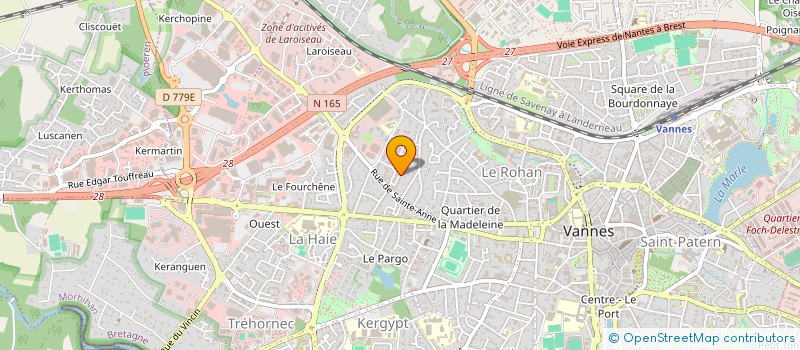 localisation de l'entreprise MONSIEUR MICHEL REAUD à VANNES