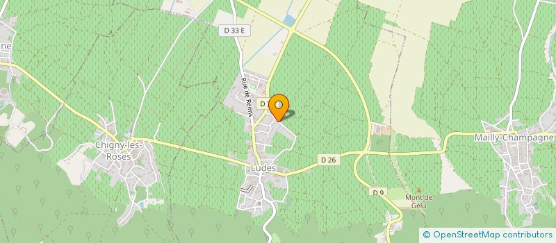 localisation de l'entreprise MONSIEUR MICHEL REBEYROLLE  CHIGNY-LES-ROSES