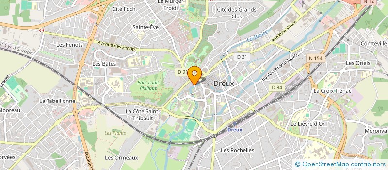 localisation de l'entreprise MONSIEUR MICHEL REBILLARD à DREUX