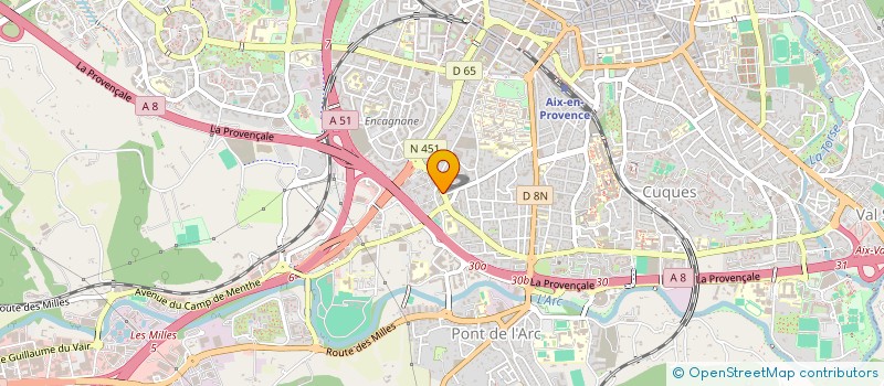 localisation de l'entreprise MONSIEUR MICHEL REBOUL à AIX-EN-PROVENCE