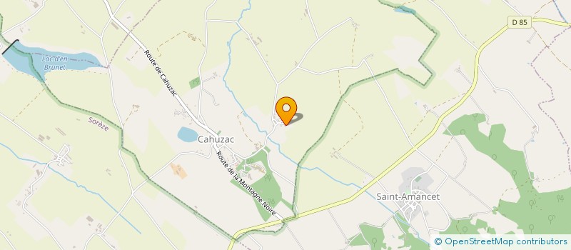 localisation de l'entreprise MONSIEUR MICHEL RECORD  CAHUZAC