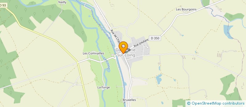 localisation de l'entreprise MONSIEUR MICHEL RECULLET à LA BUSSIERE