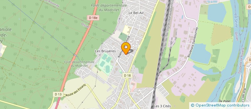 localisation de l'entreprise MONSIEUR MICHEL REDINIER  OISSEL