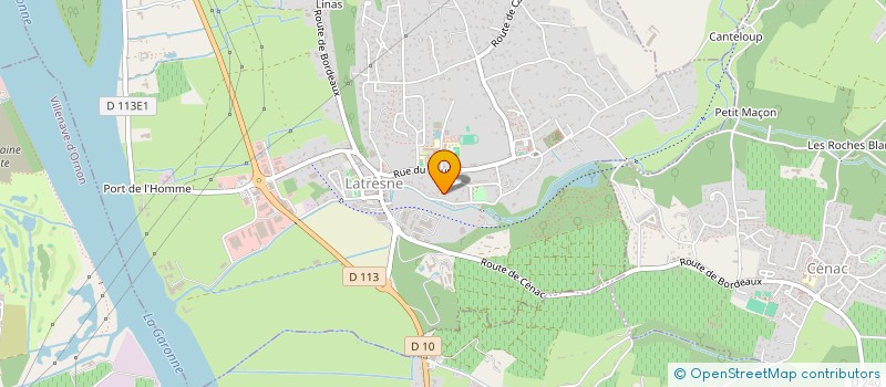 localisation de l'entreprise MONSIEUR MICHEL REDON  LATRESNE