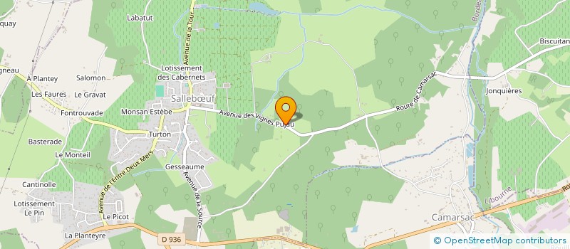 localisation de l'entreprise MONSIEUR MICHEL REGALDO-SAINT-BLANCARD  SALLEBOEUF