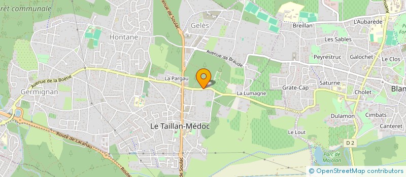 localisation de l'entreprise MONSIEUR MICHEL REGLADE  LE TAILLAN-MEDOC