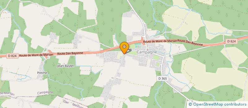 localisation de l'entreprise MONSIEUR MICHEL REGLAT  CAMPAGNE