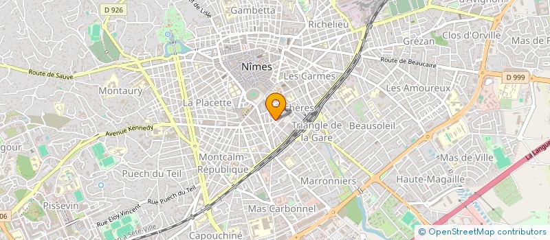 localisation de l'entreprise MONSIEUR MICHEL REGNAT  NIMES