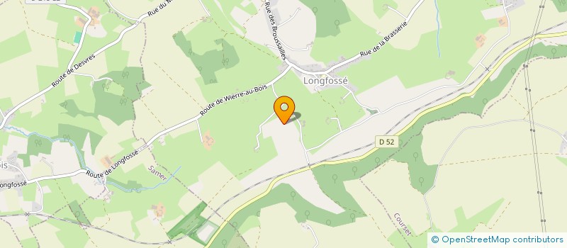 localisation de l'entreprise MONSIEUR MICHEL REGNAULT  LONGFOSSE