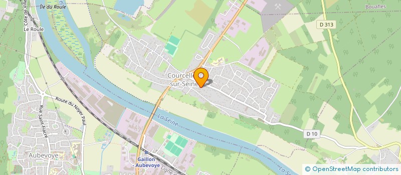 localisation de l'entreprise MONSIEUR MICHEL REIGNIER  COURCELLES-SUR-SEINE