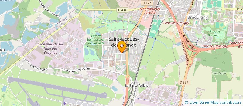 localisation de l'entreprise MONSIEUR MICHEL REINHARD à ST JACQUES DE LA LANDE
