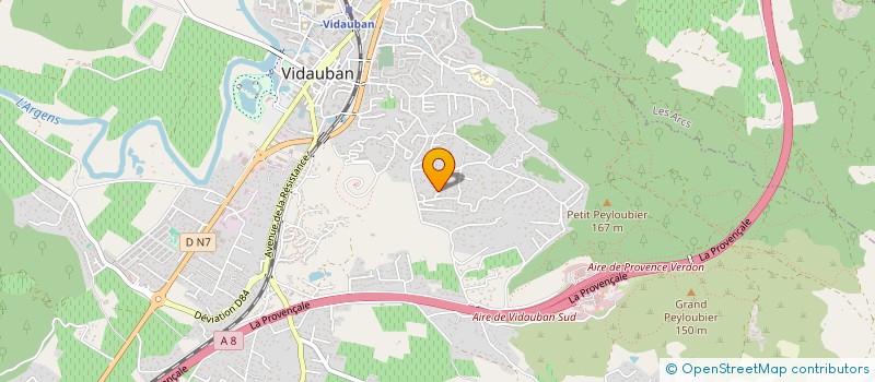 localisation de l'entreprise MONSIEUR MICHEL REMACLE  VIDAUBAN