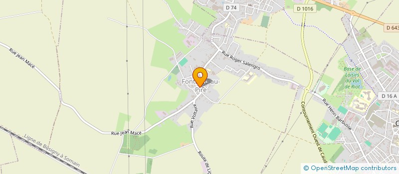 localisation de l'entreprise MONSIEUR MICHEL RENARD  FONTAINE-AU-PIRE