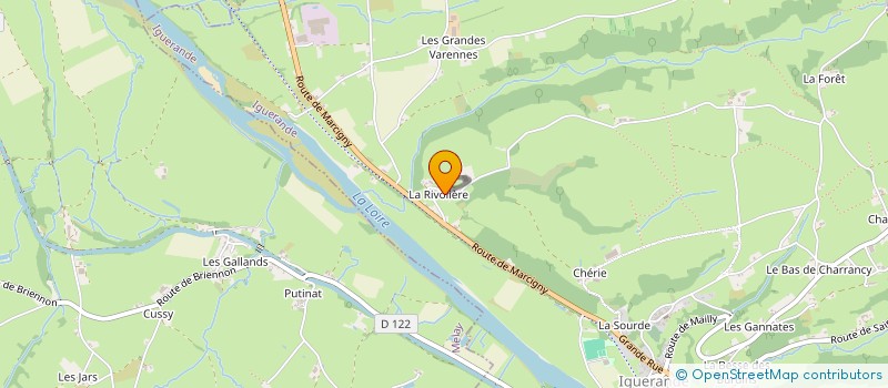 localisation de l'entreprise MONSIEUR MICHEL RENARD  IGUERANDE