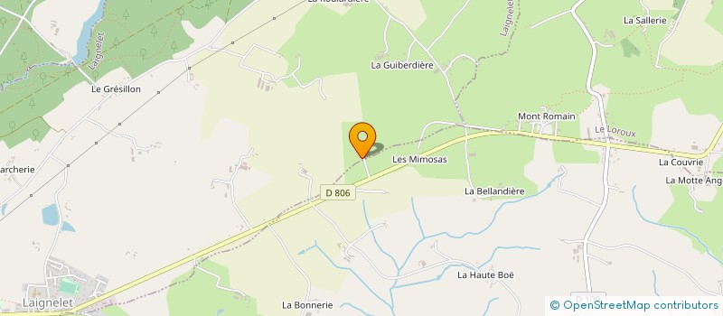 localisation de l'entreprise MONSIEUR MICHEL RENARD à LAIGNELET