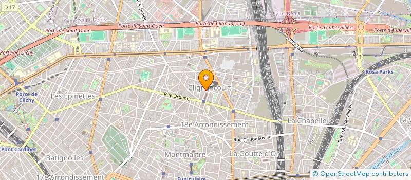 localisation de l'entreprise MONSIEUR MICHEL RENARD  PARIS