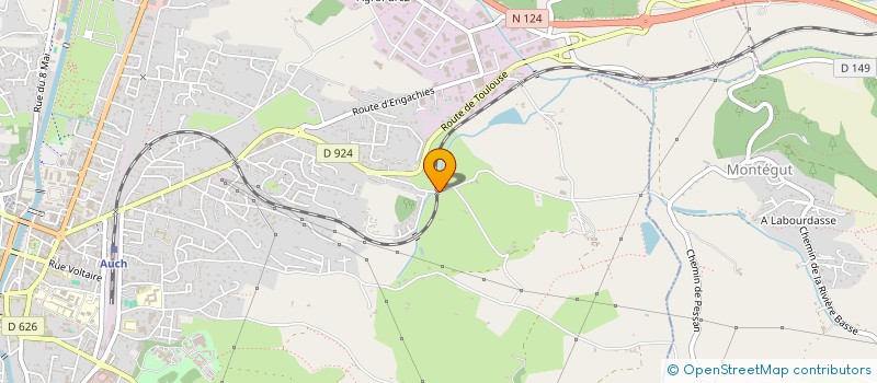 localisation de l'entreprise MONSIEUR MICHEL RENARD  AUCH