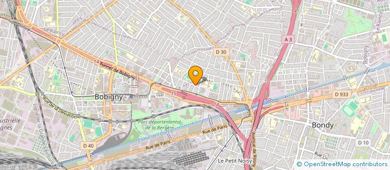 localisation de l'entreprise MONSIEUR MICHEL RENARD à BOBIGNY