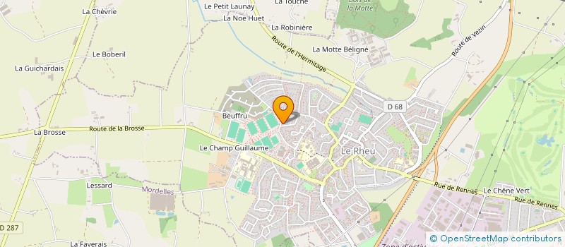 localisation de l'entreprise MONSIEUR MICHEL RENARD à LE RHEU