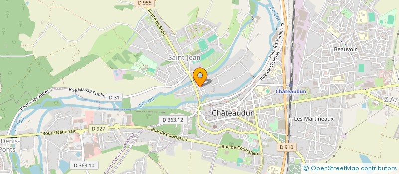 localisation de l'entreprise MONSIEUR MICHEL RENAUDEAU à CHATEAUDUN