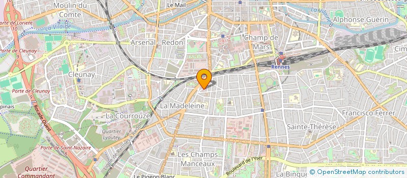 localisation de l'entreprise MONSIEUR MICHEL RENAULT  RENNES