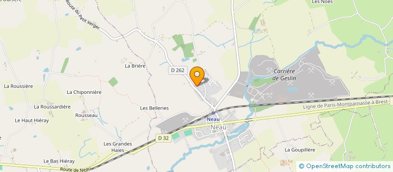 localisation de l'entreprise MONSIEUR MICHEL RENAULT  EVRON