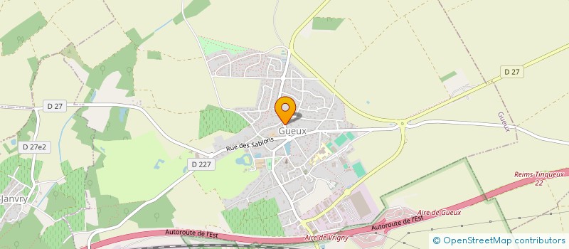 localisation de l'entreprise MONSIEUR MICHEL RENAUX  GUEUX