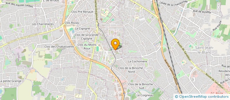 localisation de l'entreprise MONSIEUR MICHEL RENE-CORAIL  ORLEANS