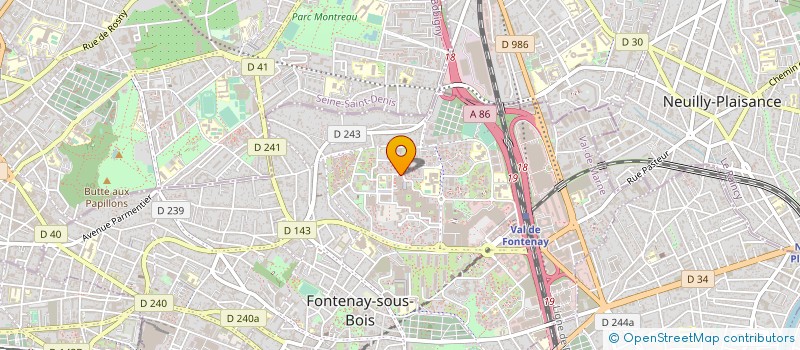 localisation de l'entreprise MONSIEUR MICHEL RENGOT à FONTENAY-SOUS-BOIS