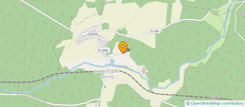 localisation de l'entreprise MONSIEUR MICHEL RENNER  LE MEIX-SAINT-EPOING