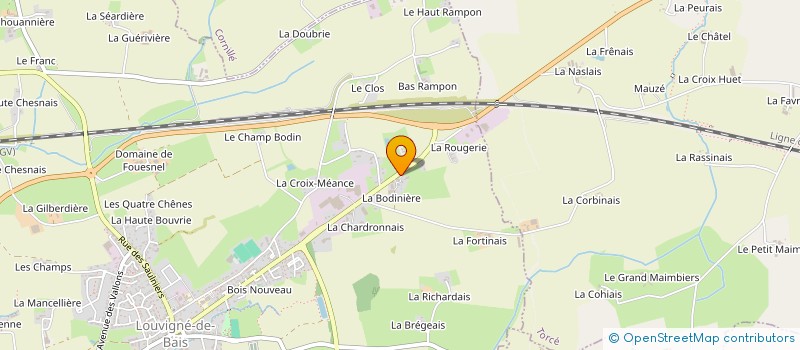 localisation de l'entreprise MONSIEUR MICHEL RENOU  LOUVIGNE-DE-BAIS