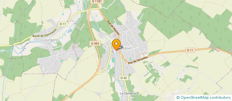 localisation de l'entreprise MONSIEUR MICHEL RENOUARD  SEPTEUIL