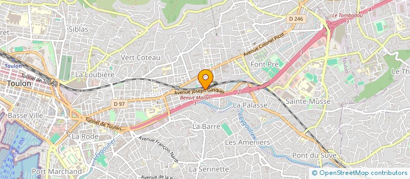 localisation de l'entreprise MONSIEUR MICHEL RESASCO  TOULON