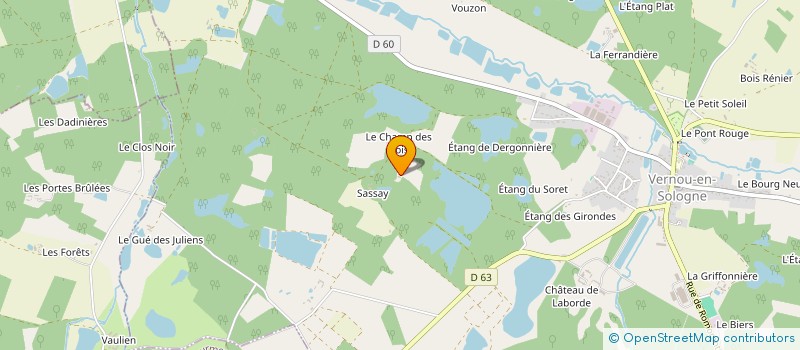 localisation de l'entreprise MONSIEUR MICHEL RETHORE  SOINGS-EN-SOLOGNE