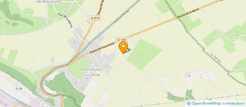 localisation de l'entreprise MONSIEUR MICHEL RETOUT  MANNEVILLE-SUR-RISLE