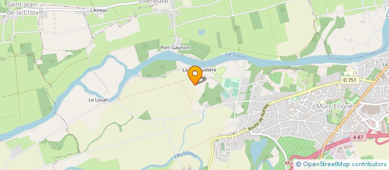 localisation de l'entreprise MONSIEUR MICHEL REULLIER  LES GARENNES SUR LOIRE