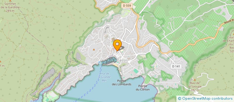 localisation de l'entreprise MONSIEUR MICHEL REVEST  CASSIS