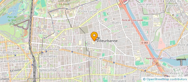 localisation de l'entreprise MONSIEUR MICHEL REY  VILLEURBANNE