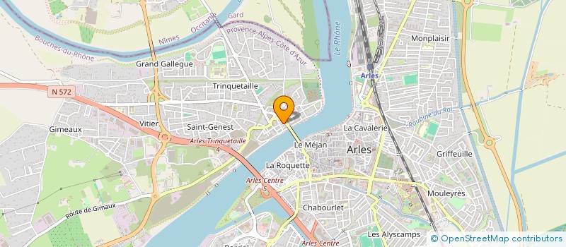 localisation de l'entreprise MONSIEUR MICHEL REYMOND  ARLES