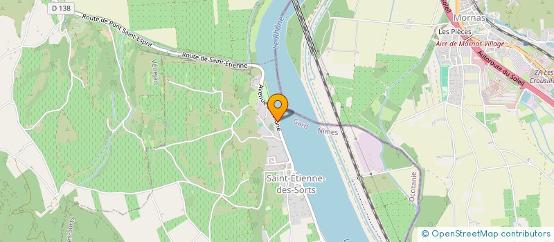 localisation de l'entreprise MONSIEUR MICHEL REYNAUD  SAINT-ETIENNE-DES-SORTS